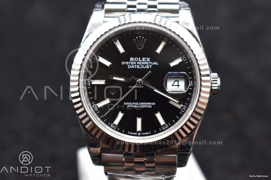 DateJust Black Edition 126334 VSF Dial Best VS 41 1:1 Jubilee Steel Youthful 904L on 392 Stick SS Bracelet 1028